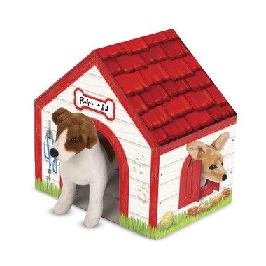 Melissa & doug cardboard structure best sale cottage playhouse