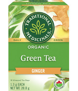 Thé vert au gingembre de Traditional Medicinals