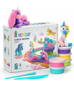 Hey Clay Rainbow Unicorns Clay Set