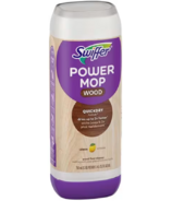 Solution Swiffer PowerMop pour le bois parfumée au citron