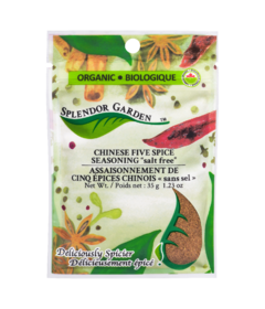 Splendor Garden Organic Chinese Five Spice Seasoning Salt Free