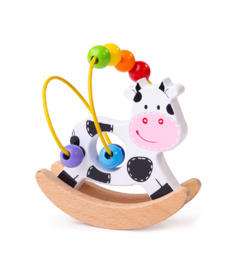 Bigjigs Rocking Bead Frame Cow