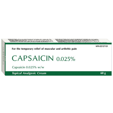 capsaicin cream 0.025 para que sirve