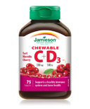 Jamieson Vitamin C & D Chewable Tablets