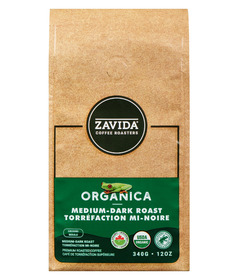 Zavida Premium Roasted Coffee Organica Medium-Dark Roast Ground