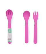 bobo&boo Plant-Based Cutlery Pink