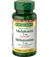 Nature's Bounty mélatonine 5 mg format économique