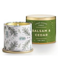 Illume Balsam & Cedar Large Tin Candle