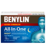 Benylin All In One Extra Strength Cold & Flu Night Caplets