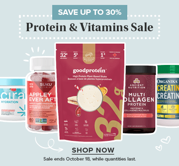 Save up to 30% on The Protein & Vitamins Sale