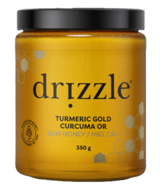 Drizzle Turmeric Gold Raw Honey