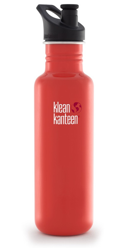 Pink x Klean Kanteen Green Be Kind to the Planet 27oz Metal Water Bottle  New