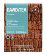 DAVID'S Tea Pack of 12 Sachets Cinnamon Rooibos Chai