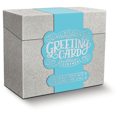 Studio Oh! All Occasion Greeting Card Assortment Silver Glitter Studio Oh! All Occasion Greeting Card Assortment Silver Glitter