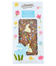 Saxon Chocolates Milk Chocolate Decorative Bunny Bar