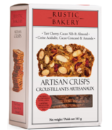 Croustilles artisanales Rustic Bakery aux cerises acidulées, aux éclats de cacao et aux amandes