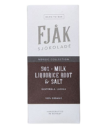 Fjak 50% Milk & Licorice Chocolate Bar