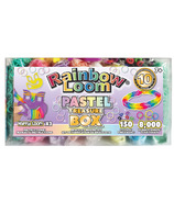 Boîte à trésors Rainbow Loom Pastel
