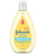 Shampooing et nettoyant pour bébé de Johnson's pour les bains de la tête aux pieds, format voyage