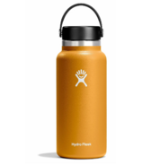 Bouteille Hydro Flask à large ouverture avec bouchon flexible Fossil