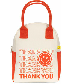 Fluf Zipper Lunch Bag Thank You