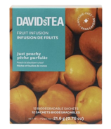 DAVIDsTEA Pack de 12 Sachets Just Peachy