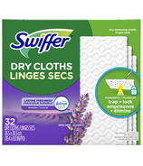 Lingettes de rechange Swiffer Dry à la lavande