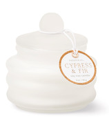 Paddywax Frosted White Glass With Lid Cypress & Fir