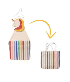 Play & Go Wall Storage and Tote Bag Unicorn