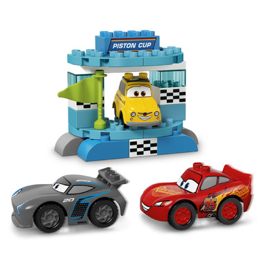 Buy LEGO Duplo Race Lightening McQueen and Jackson Storm for the Piston ...