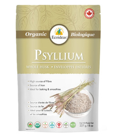 image of Ecoideas Organic Psyllium Whole Husk with sku:341221