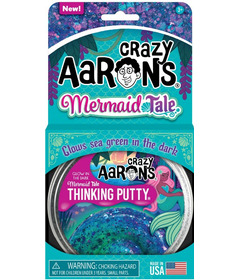 Crazy Aaron's Thinking Putty Glowbrights Mermaid Tale 