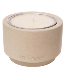 image of Ebb & Flow Concrete Candle Amber Smoke with sku:330653