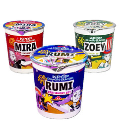 Ricochet K-POP Demon Hunter Ramen Tub Stationary Set