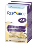 Resource 2.0 Vanilla Nutrition Formula Beverage