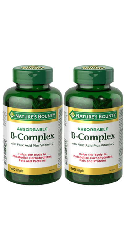 Achetez Le Super B Complex De Nature S Bounty Avec Acide Folique Et