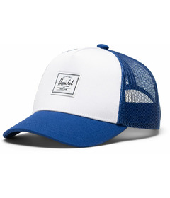 Herschel Supply Whaler Cotton Mesh Cap Sodalite Blue White
