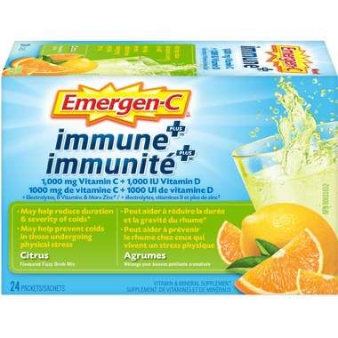 Buy Emergen C Immune Vitamin C Mineral Supplement Fizzy Drink Mix Citrus From Canada At Well Ca Free Shipping