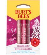 Burt's Bees Coffret cadeau des fêtes Kissable Colour Collection chaude