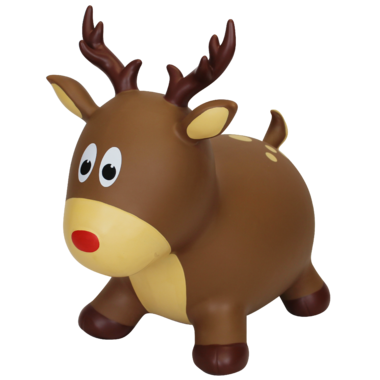 Farm Hoppers Bouncing Inflatable Animals - Ride On Bouncy Toy For Kids 18 Months To 4 Years