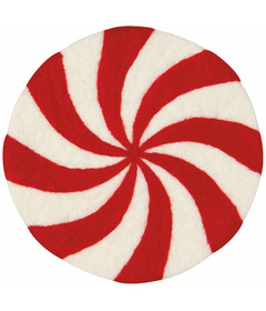 Jubilee By Danica Felt Wool Trivet Merry Mints