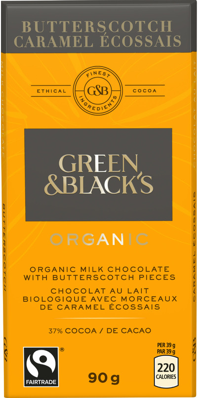 Buy Green Black S Organic Milk Chocolate Butterscotch At Well Ca