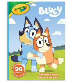 image of Crayola Colour Book Bluey with sku:298288