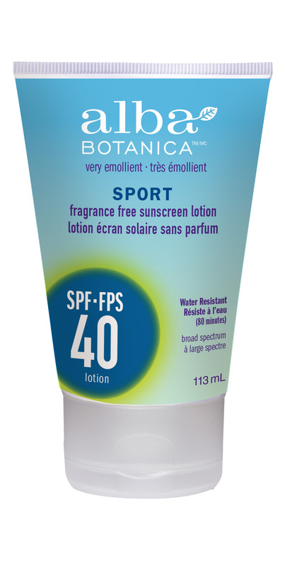 alba botanica emollient sunscreen sport lotion