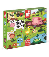 Janod Tactile Farm Animals Puzzle