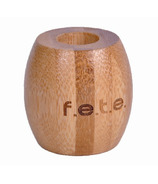 f.e.t.e. Solid Bamboo Toothbrush Stand