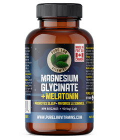 Pure Lab Vitamins Magnesium Glycinate + Melatonin