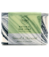 Rocky Mountain Soap Co. Fennel Charcoal Bar Soap