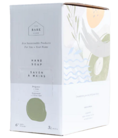 The Bare Home Hand Soap Refill Box Bergamot + Lime