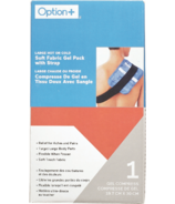 Option+ Large Hot or Cold Soft Fabric Gel Pack with Strap